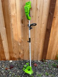 Greenworks 40V String Trimmer With Rechargeable Battery Operated With Charging Port *Local Pick-Up Only*