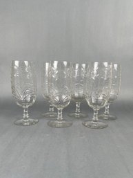 Crystal Stemware Set Of 6