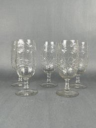 Crystal Stemware Set Of 5