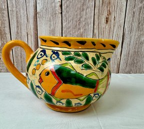 Hand Painted Colorful Pitcher