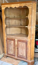 Antique Primitive Corner Cabinet