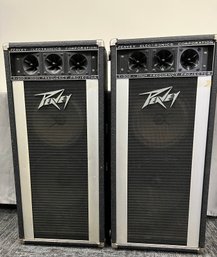 2 Peavey Model 1210TS PA Column Speakers