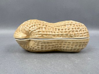 Chinese Ceramic Peanut Containing 2 Peanuts. Number 1.