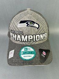 NFL Seahawks Super Bowl XLVIII Champions Hat - New Era 9 Forty (#2)