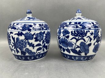 Pair Of Chinese Ginger Jars.