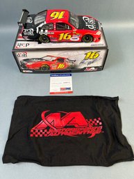 Autographed Motorsports Authentic Greg Biffle 1/24 Scale Stock Car With COA. Local Pick Up