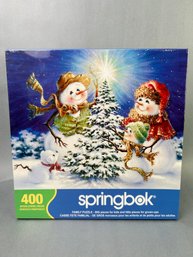 Holiday Snowman 400 Piece Puzzle