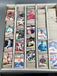 18.5 X 15 Inch Box Of 1989 Fleer Baseball Cards.