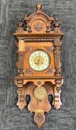 Vintage Large Regulator Wall Clock
