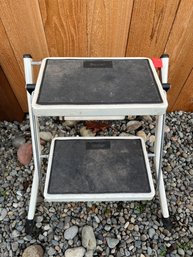 Polar 2 Step Metal Folding Stool *Local Pick-Up Only*