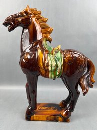 Vintage Chinese Porcelain Horse.