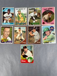 Lot Of Topps Baseball Cards. 1959, 2- 1962,  1963, 1965, 1966, 2-1967, 1969.