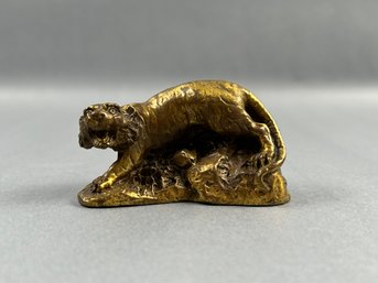 Antique Brass Tiger