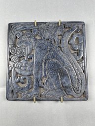 Toltec Relief Panel - Jaguar Artist Signed