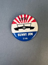 1976 Seafair Sunny Jim U-95 Hydro Button.