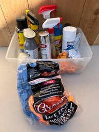Bin Of Cleaning And Painting Supplies *Local Pick-Up Only*