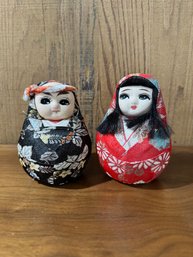 Two Small Chinese Dolls *LOCAL PICKUP ONLY - NO SHIPPING*