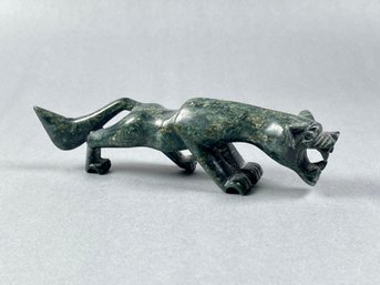 Soap Stone Carved Jaguar