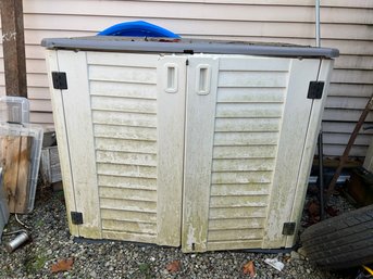 Half Size Outdoor Storage Shed (contents Separate Lot) *Local Pick-Up Only*