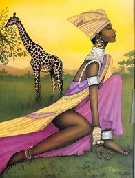 Dexter African Heritage Print Framed
