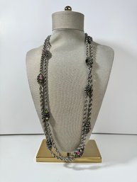 Long Vintage Costume Jewelry Necklace