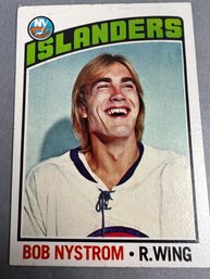 1976 Topps Bob Nystrom Card.