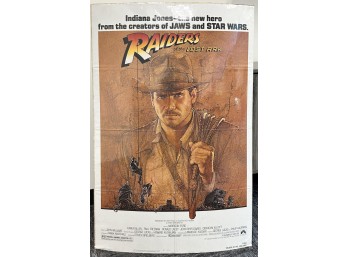 1981 Lucasfilm: Raiders Of The Lost Ark Theater Poster