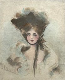 Vintage Victorian Lady Portrait Print