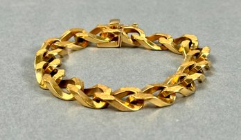 14k Yellow Gold Chunky Bracelet