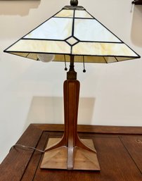 Stickley 1998 Stained Glass Lamp