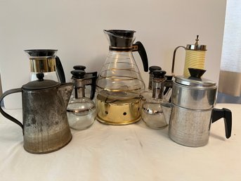 Lot Of Coffee Pots Pyrex *Local Pick-Up Only*