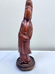 Vintage Asian Carved Wood Figure.