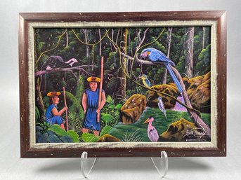 Original Ecuadorian Painting - David Toaquiza 2011