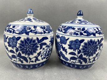 Chinese Porcelain Ginger Jars.