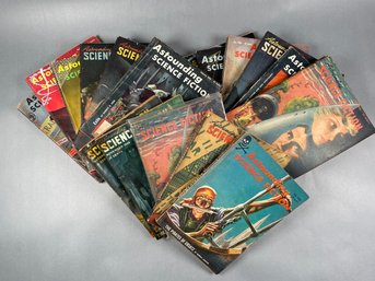 Lot Of 17 Vintage Astounding Science Fiction Books