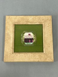 Small Quilted Picture Of House By Muriel