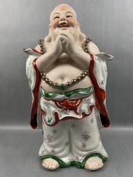 Chinese Porcelain Buddha Statue.