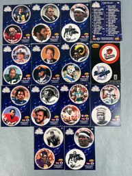 Lot Of Roger Staubachs Invisible Ink Ted Williams 1994 Circle Football Cards.