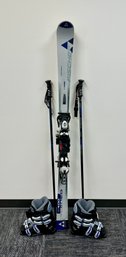 Head Skis And Boots With Poles