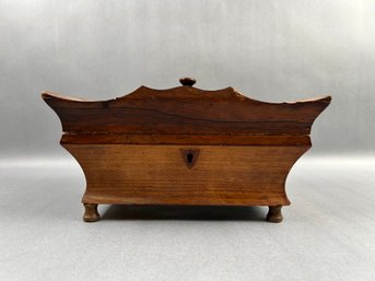 Antique Fruitwood English Box