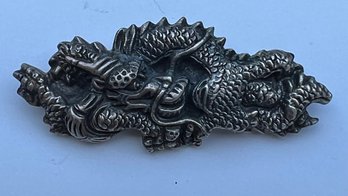 1920's Dragon Brooch Marked CS Attributed To Carl Schon