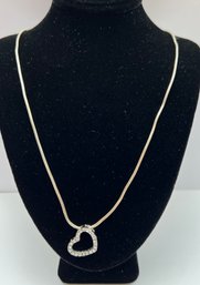 Sterling Necklace With Heart