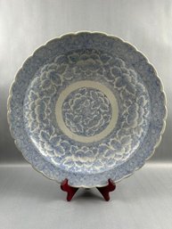 Antique Japanese Old Imari Ware Scalloped Plate