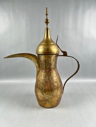 Brass Middle Eastern Dallah/Coffee Pot