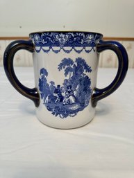 Three Handled Large Cup By Watteau Doulton