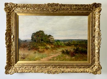 Mid 1880s Landscape Oil Painting Signed -local Pick Only