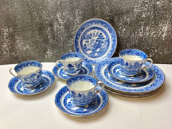 13 Piece Set Of Ansley Blue & White China *Local Pick-Up Only*