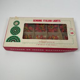 Made In Italy Italian Floral Lights In Box