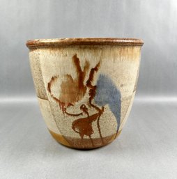 Vintage Studio Pottery Pot - Signed