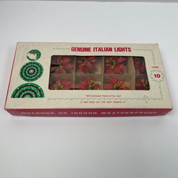 Made In Italy Italian Floral Lights In Box UNTESTED LOT 2